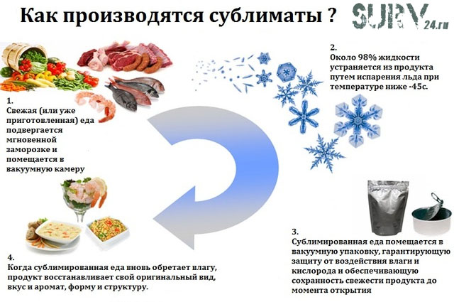 схема изготовления сублимационных продуктов схема изготовления сублимационных продуктов