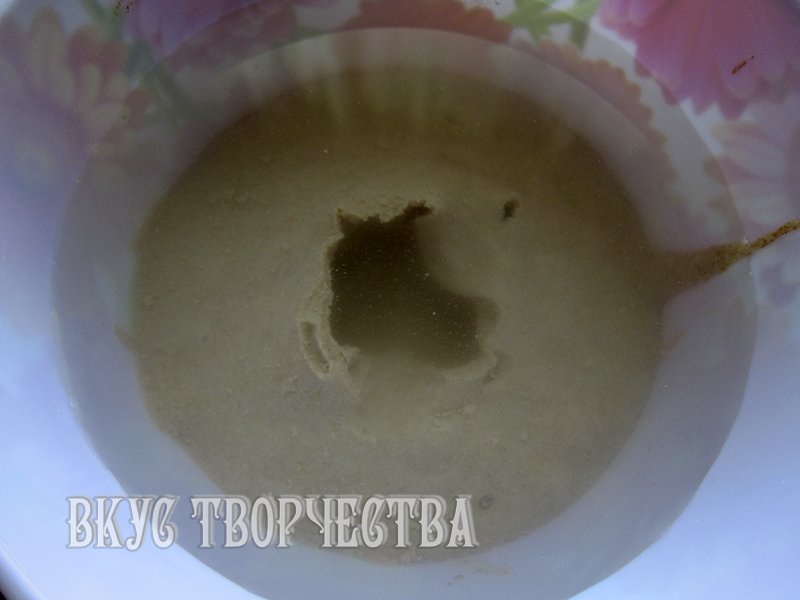 к закваске добавлена вода к закваске добавлена вода