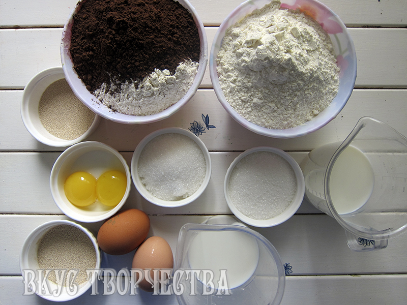 ингредиенты для мраморного краффина ингредиенты для мраморного краффина