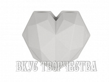 Форма для муссовых десертов Сердце оригами, 19 см