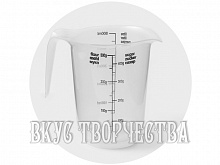Кувшин мерный 500мл, пластик, прозрачный