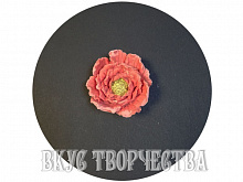 Пион раскрытый фигурка из шоколадной глазури