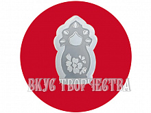 Силиконовый молд  "Матрешка" 9,5х5,5см