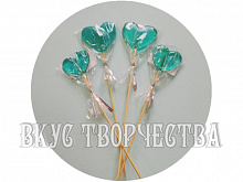 Сердце голубое леденец