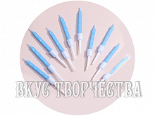 Свечи "Неон", 5см, синие 10шт.