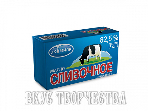 (М) Масло сливочное "Экомилк" 82,5% 450гр. (М) Масло сливочное "Экомилк" 82,5% 450гр.