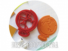 Вырубка глобус 10 см для печенья и пряников