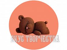 Силиконовая форма для муссовых десертов "Мишка спит" 73мл