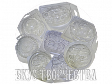 Форма пластиковая  "Цветы" (в ассорт.)