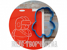 Солдат №4 танкист вырубка+трафарет