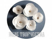 Вафельные цветы 5шт. (НА)