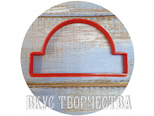 Транспортир 10 см вырубка для пряников
