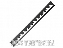 "Пламя" форма кондитерская-трафарет для шоколада  (89,5х8,5х0,2 см)
