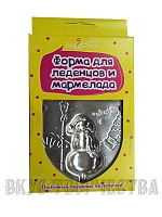 "Снеговик" форма для изготовления леденцов и мармелада